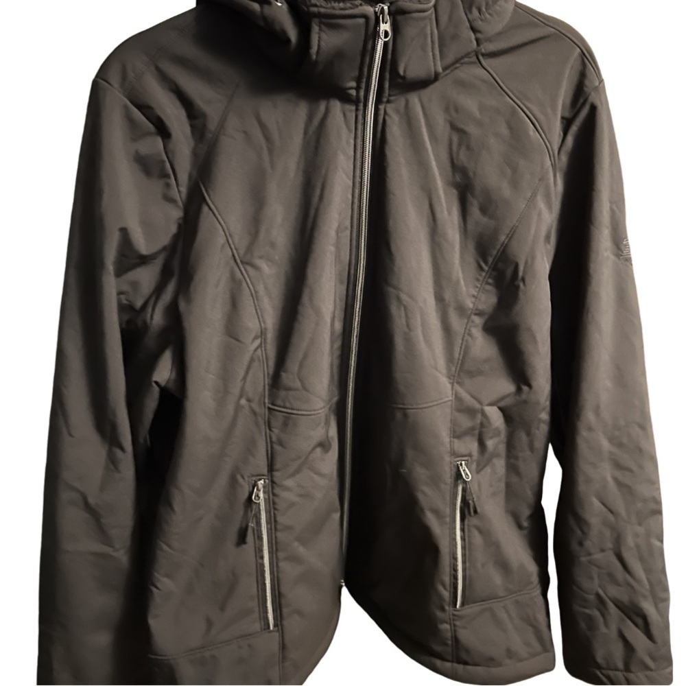 🇺🇸$5🇺🇸 Zeroxposur Black Lightweight Hooded Winter Jacket EUC XL